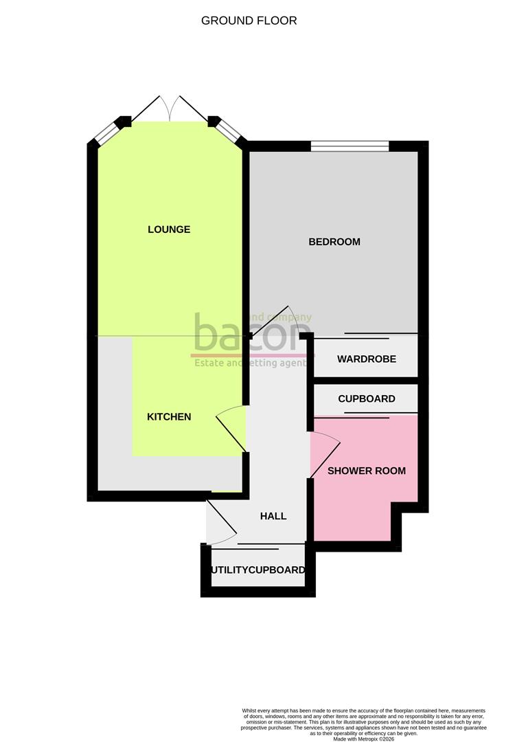 Floor Plan | Flat - Retirement | Wyresdale House, Worthing, BN11 | For Sale